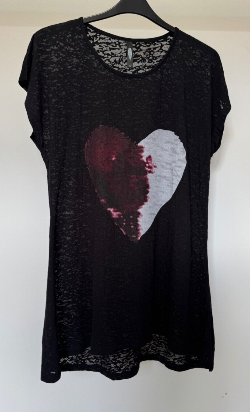 Ladies New Plus Size Cotton Blend Longline Tunic Size 16 18 20 22-24 26-28 30-32