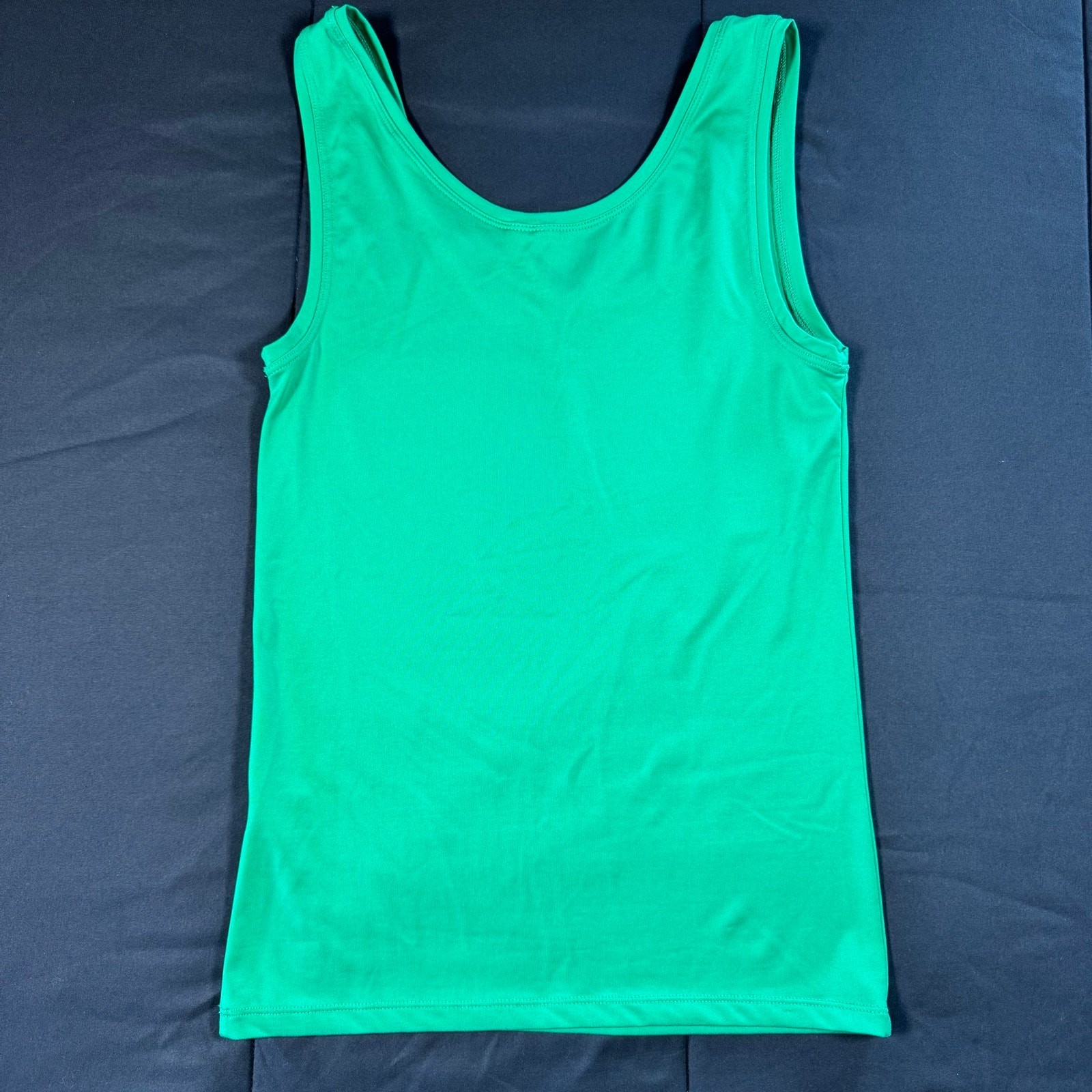 Madison Teal Silky Stretch Basic Tank Top Womens Medium