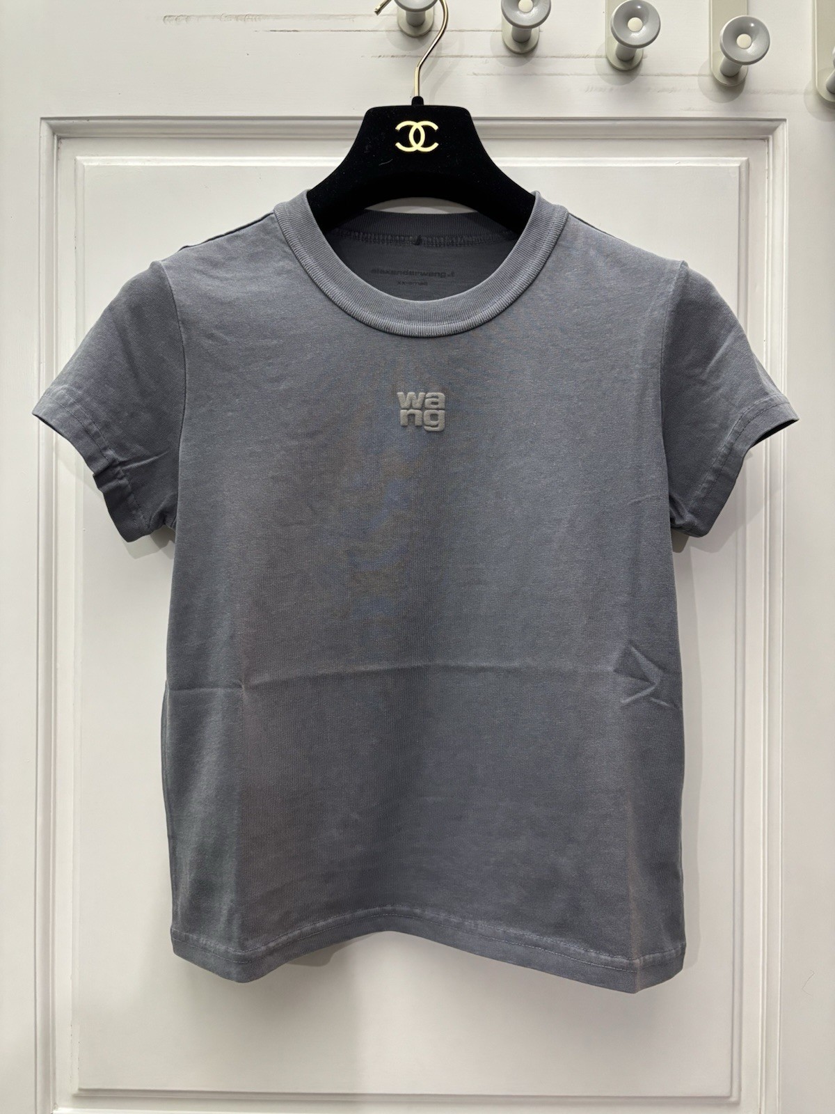 auth Alexander Wang Puff Logo T-shirt Tee Top Size Xx-small New Without Tag