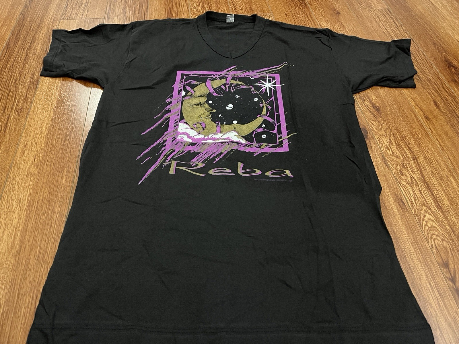 Vintage 1994 Reba McEntire Moon Graphic Women’s 2XL Long Tee USA