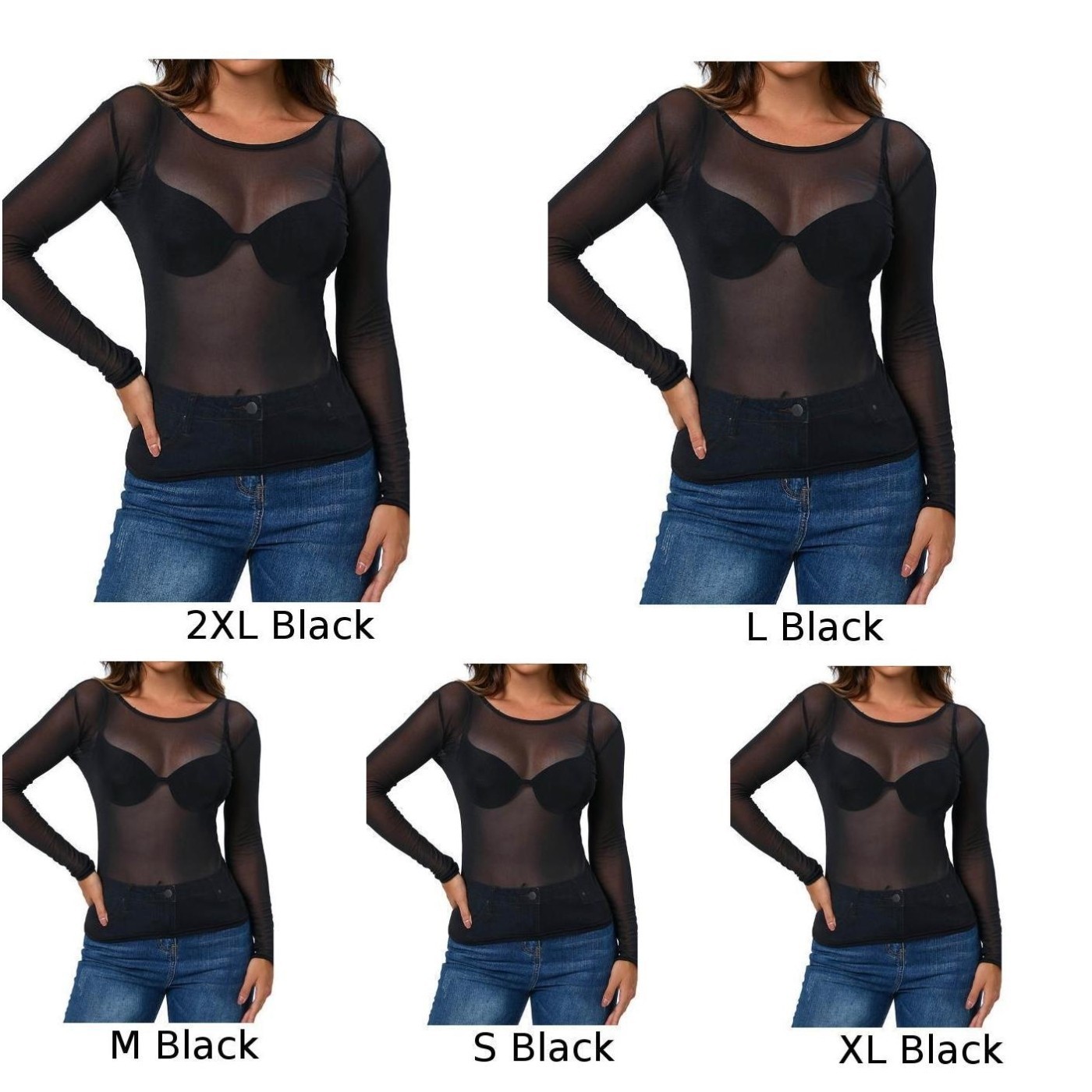 Top Slight Stretch Elasticity Solid Pattern All Seasons Wear Brand New Condition