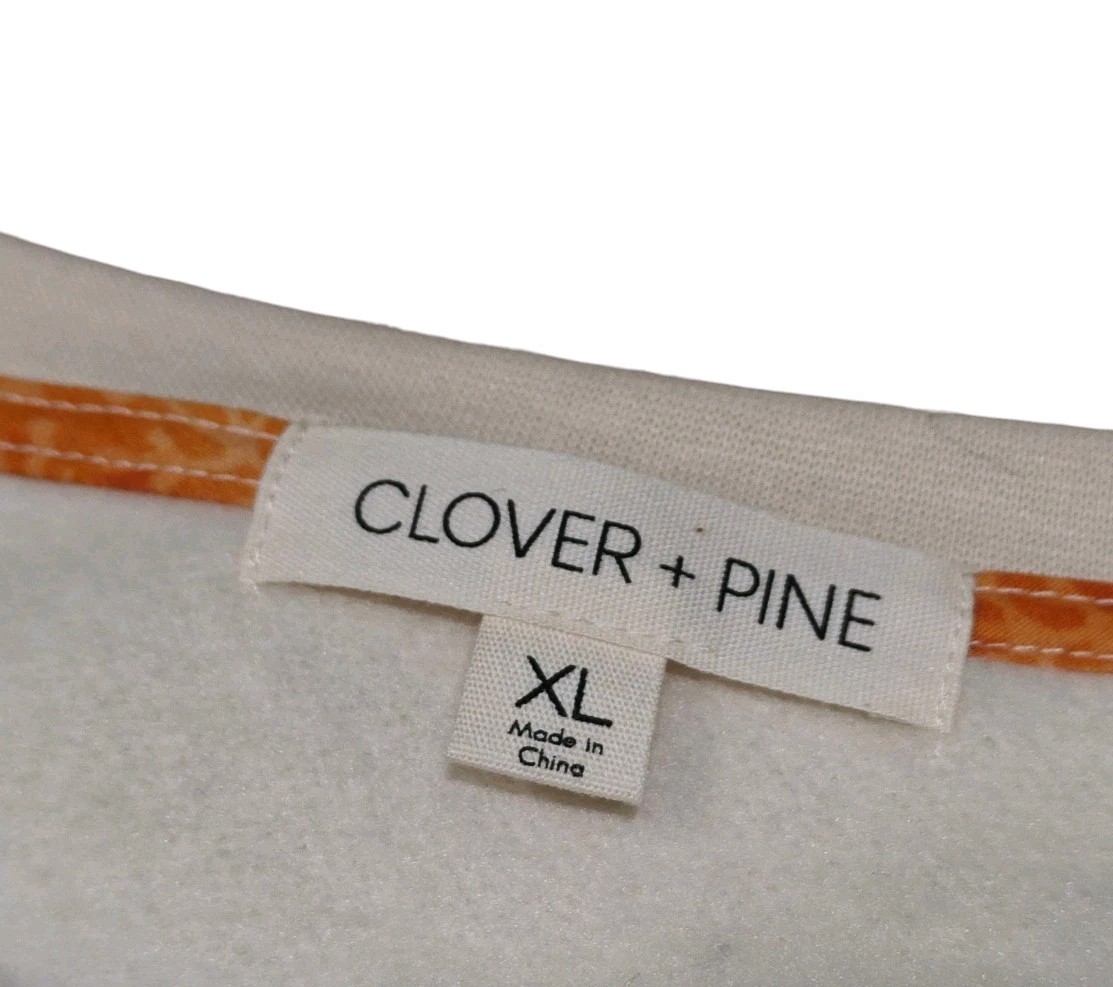Clover and Pine Pumpkin Fall Pumpkins Cats Pullover Sz XL