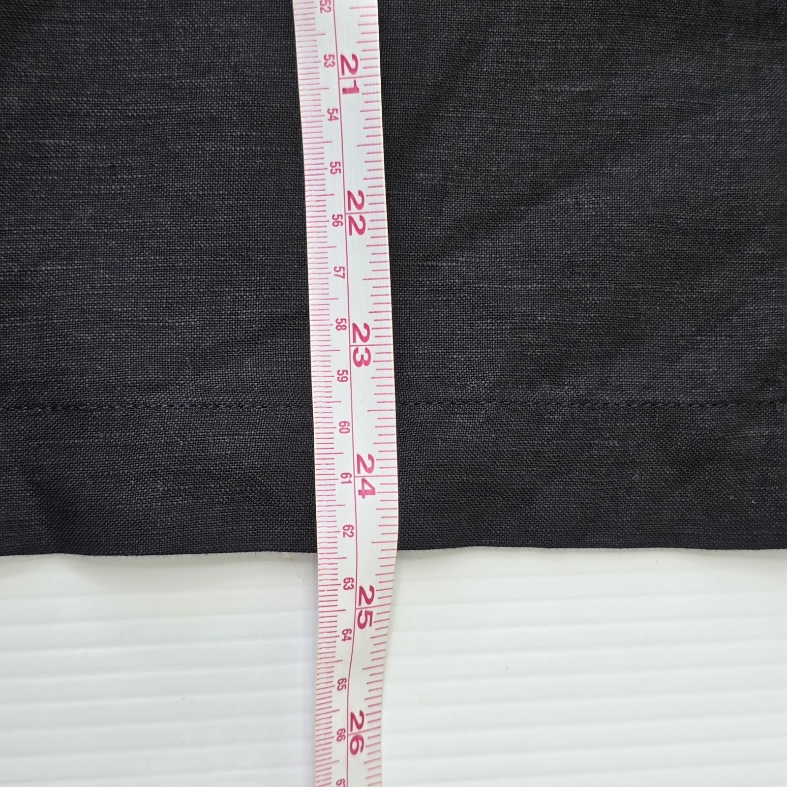 Preview Target Top Linen Viscose Blend Size 10 Long Sleeve Gold Tone Buttons