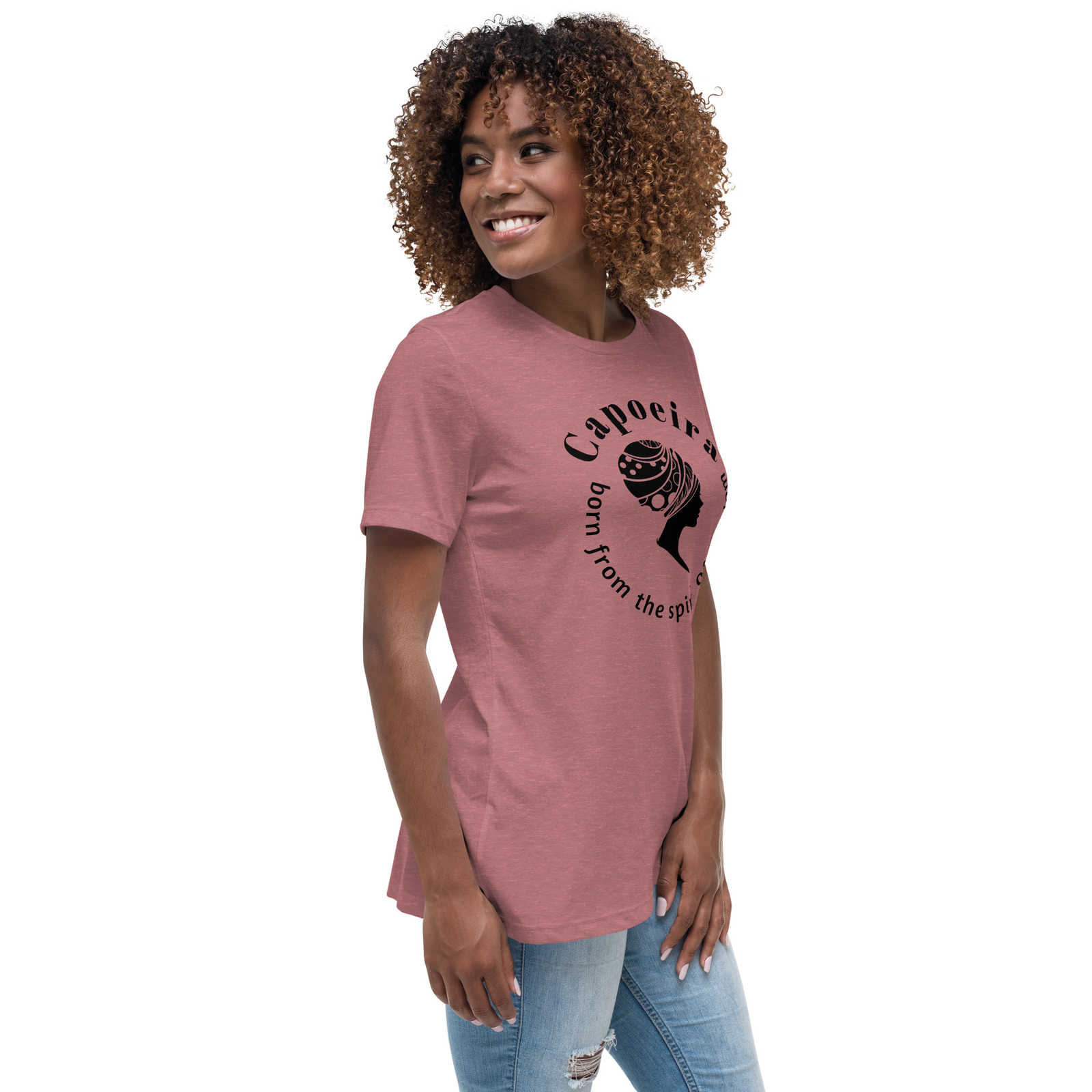 CAPOEIRA Born from the Spirit of Freedom Heather Prism T-shirts
