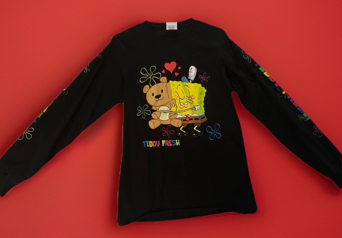 SpongeBob Long T-shirt Size S – TEDDY FRESH- Special Edition