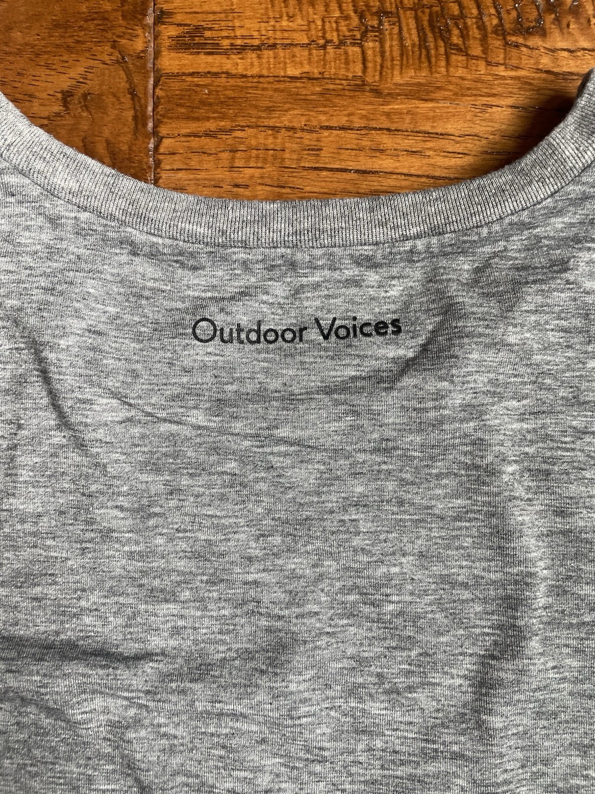 Outdoor Voices Woman’s Grey Top (size XL)