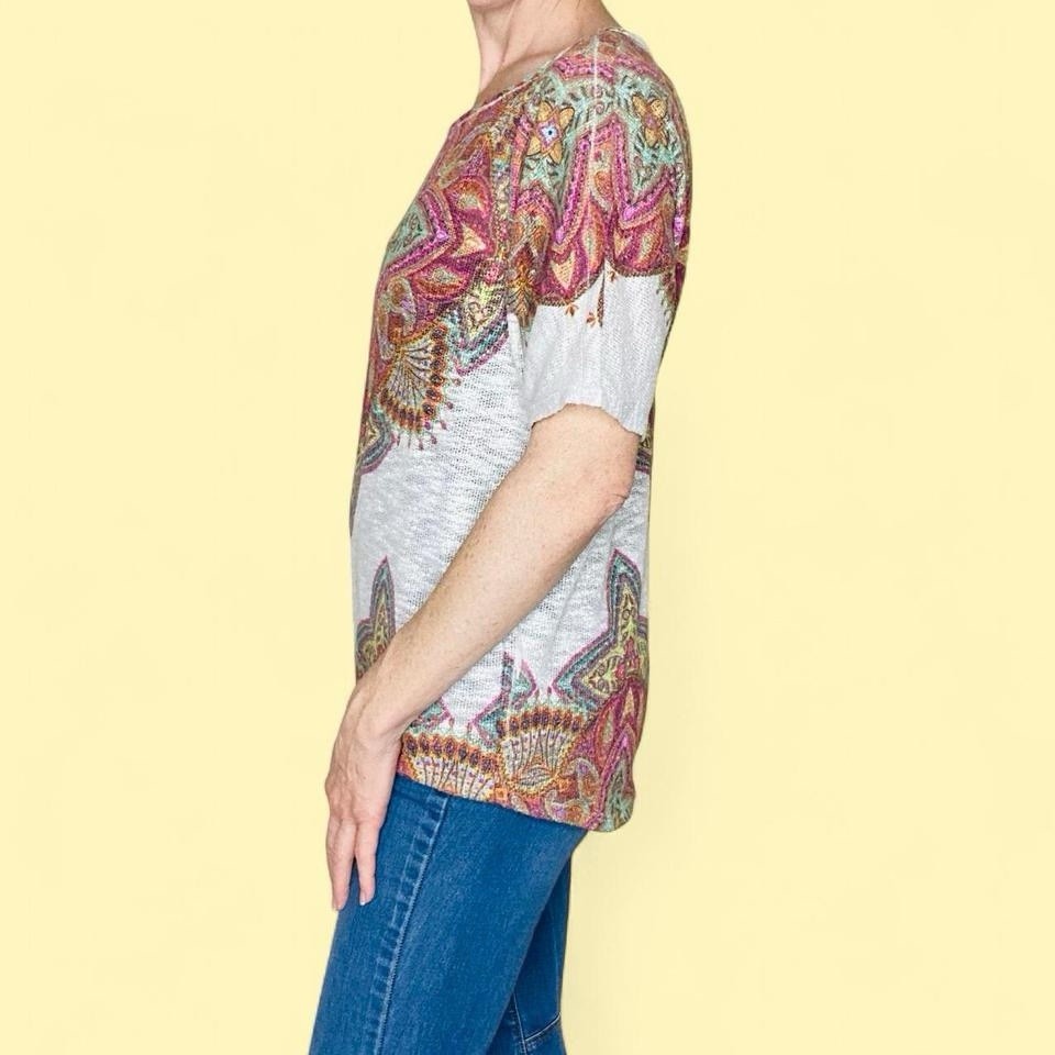 Ginger G Kaleidoscope Abstract Colorful Hippie Shirt