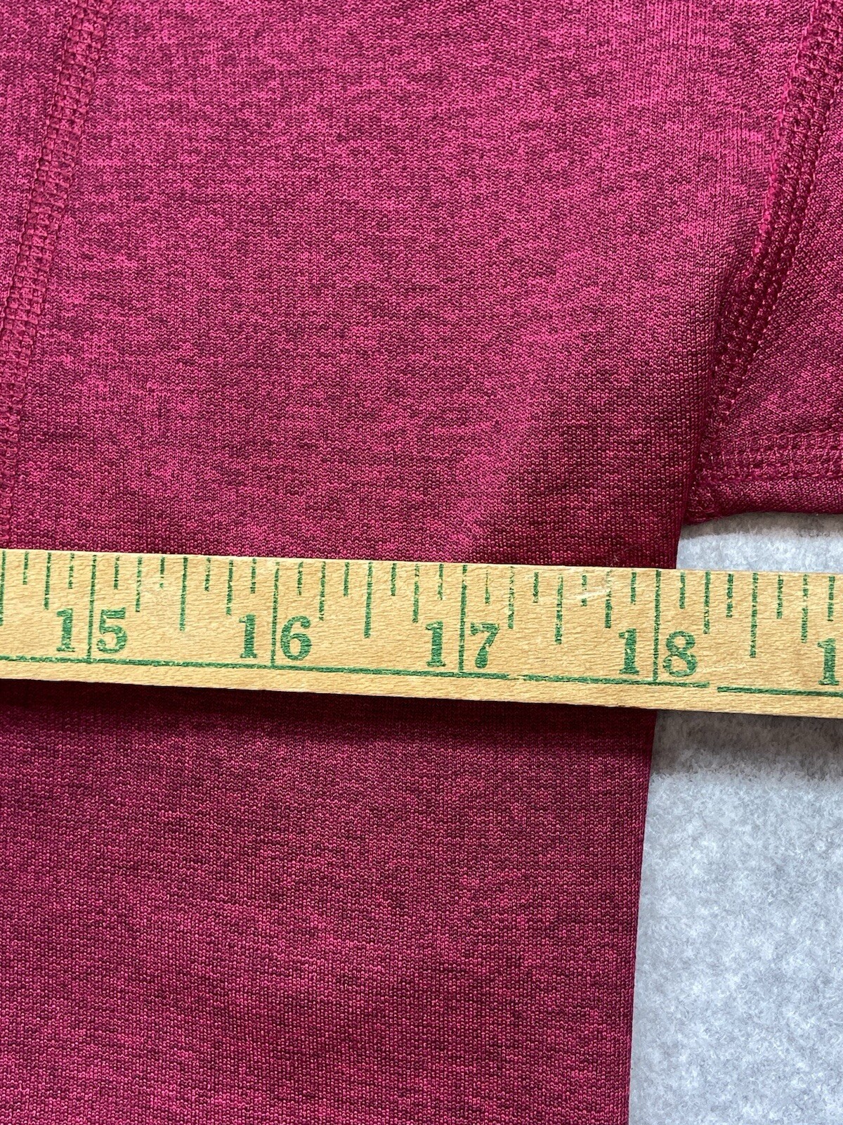 Eddie Bauer Women Full Zip Jacket Small Burgundy Fleece Lined Thumbholes