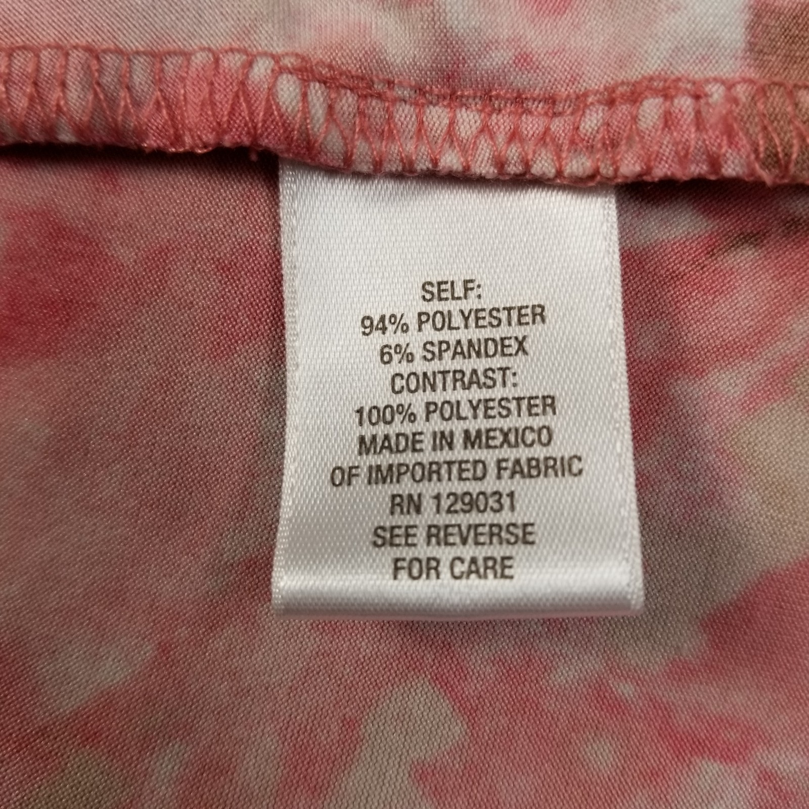 Roz & Ali Top Women’s Extra Large XL Abstract Sleeveless Chiffon Overlay Stretch