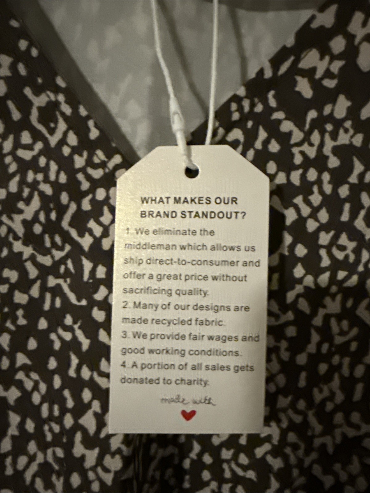 Made with Love Large quarter sleeved blouse