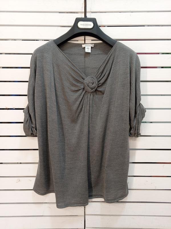 Women Max Mara Shirt Grey Knit XS