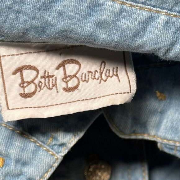 Betty Barclay button down blouse denim vintage