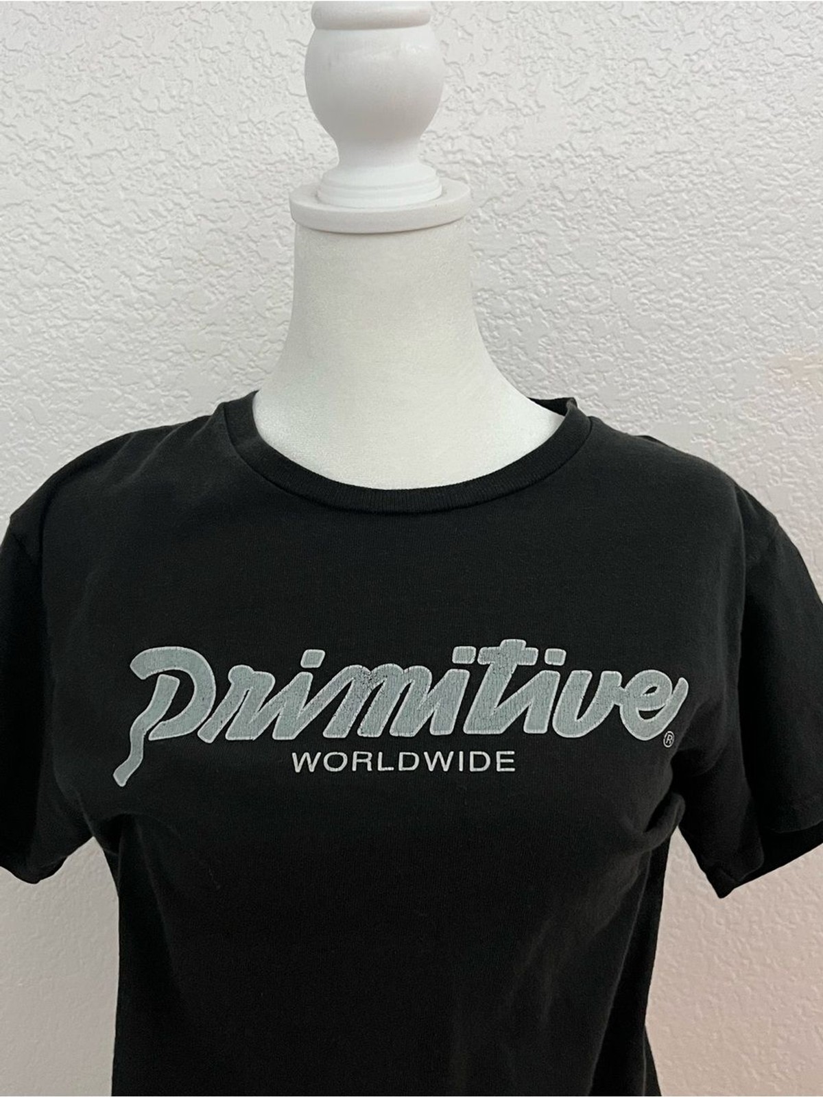 Primitive Worldwide Black Logo Graphic Tee Size Small Streetwear Skate Shirt