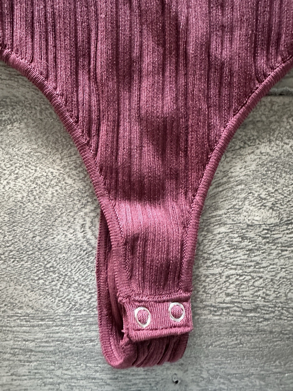 NWT Forever 21 MockNeck Ribbed Sleeveless Sweater Bodysuit Burgundy Small $29.99