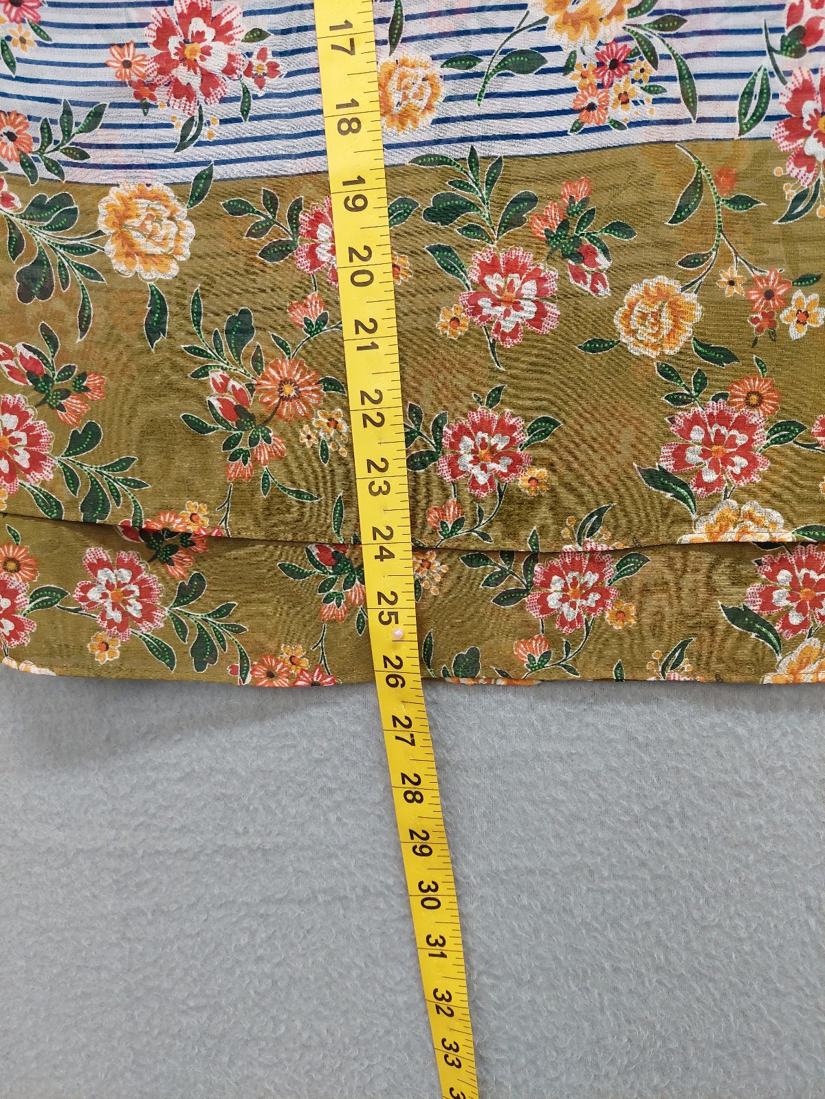 Cabi Women Blouse Top M Multicolor Floral Sleeveless Keyhole Neck Lined Casual