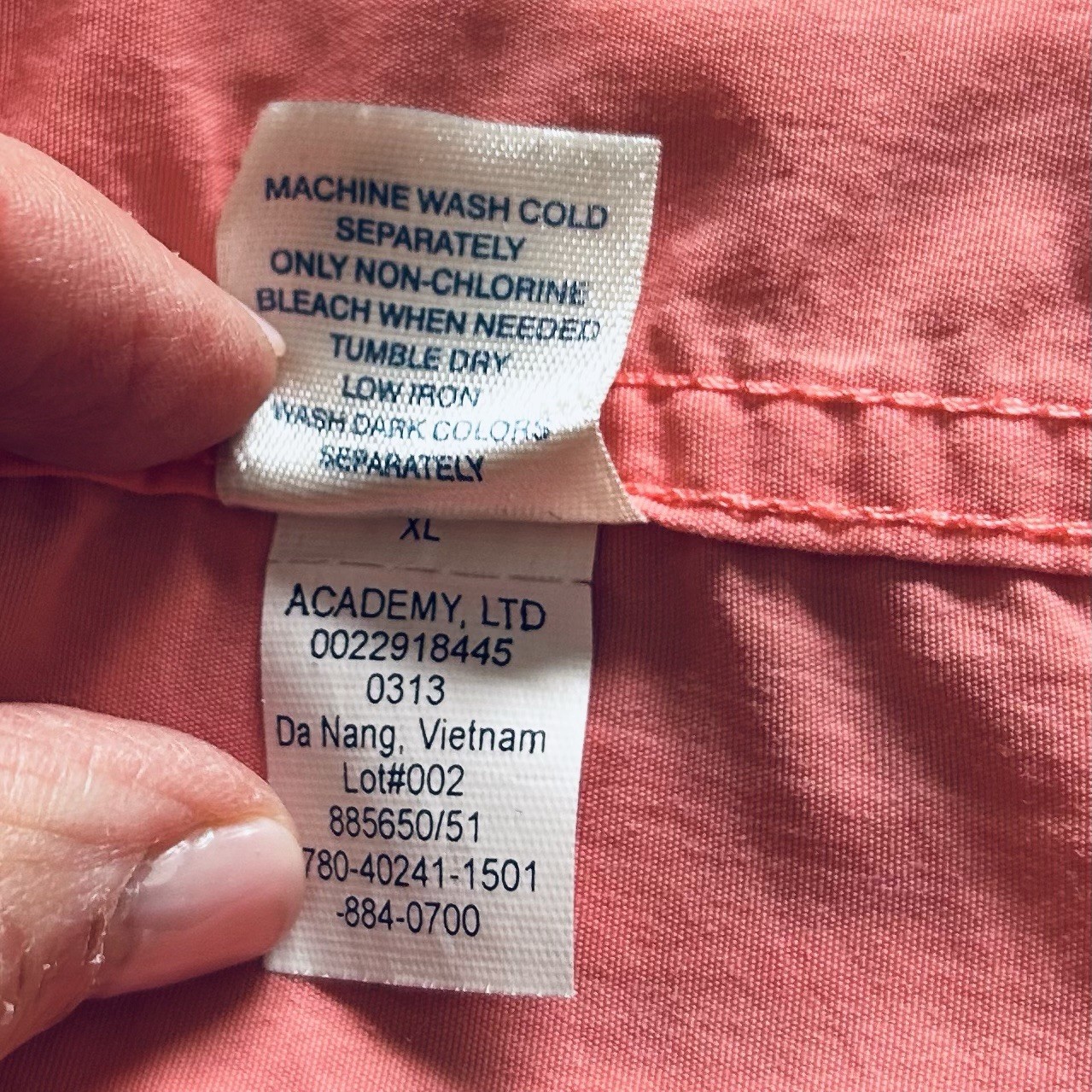 Magellan Fish Gear Shirt Women XL Coral Button Up Pocket Utility Sport Outdoor