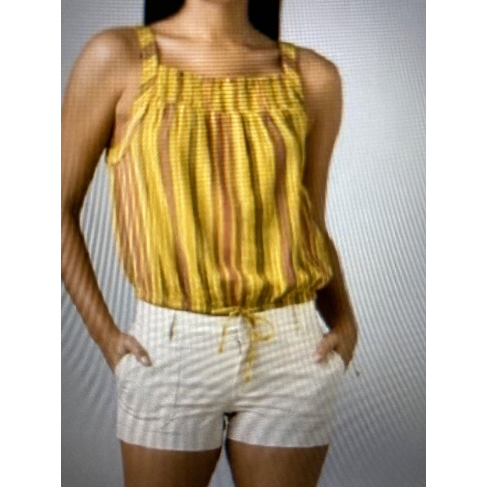NWT Prana Little Palm Cami Top in Leapfrog Stripe Various Sizes