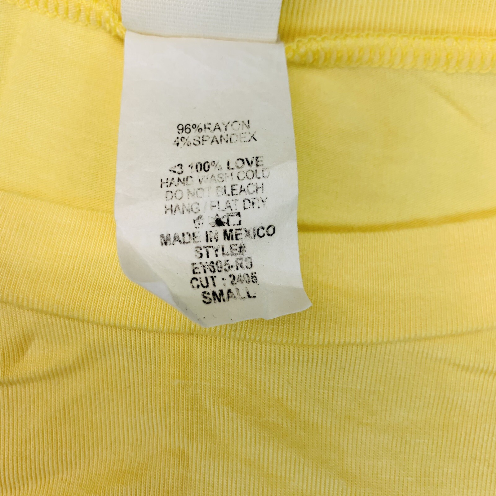 Sew In Love Top Shirt S Colorblock Yellow Gray Blue Gathered Bottom NWOT