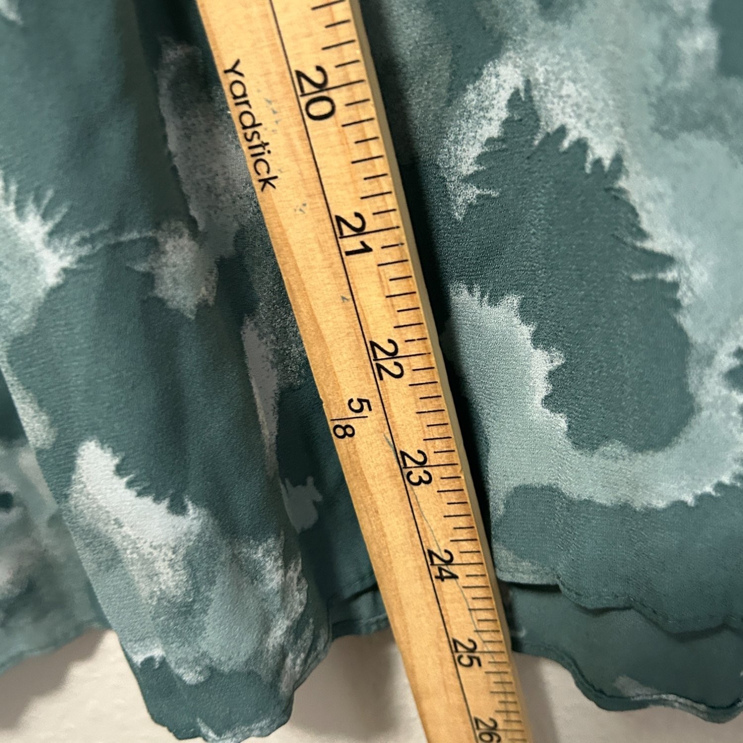 Nine West Womens L Green Blouse Sheer-look Lightweight Fabric Size Sleeve Women