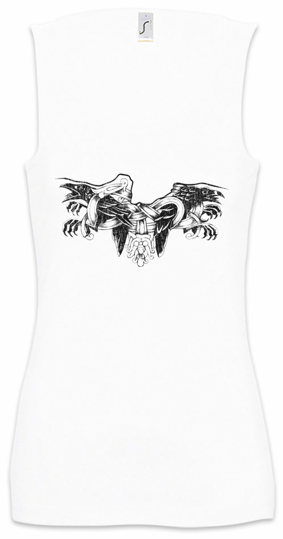 Odhin Ravens II Women Tank Top Raven Hugin and Munin & Valhalla Odin Viking