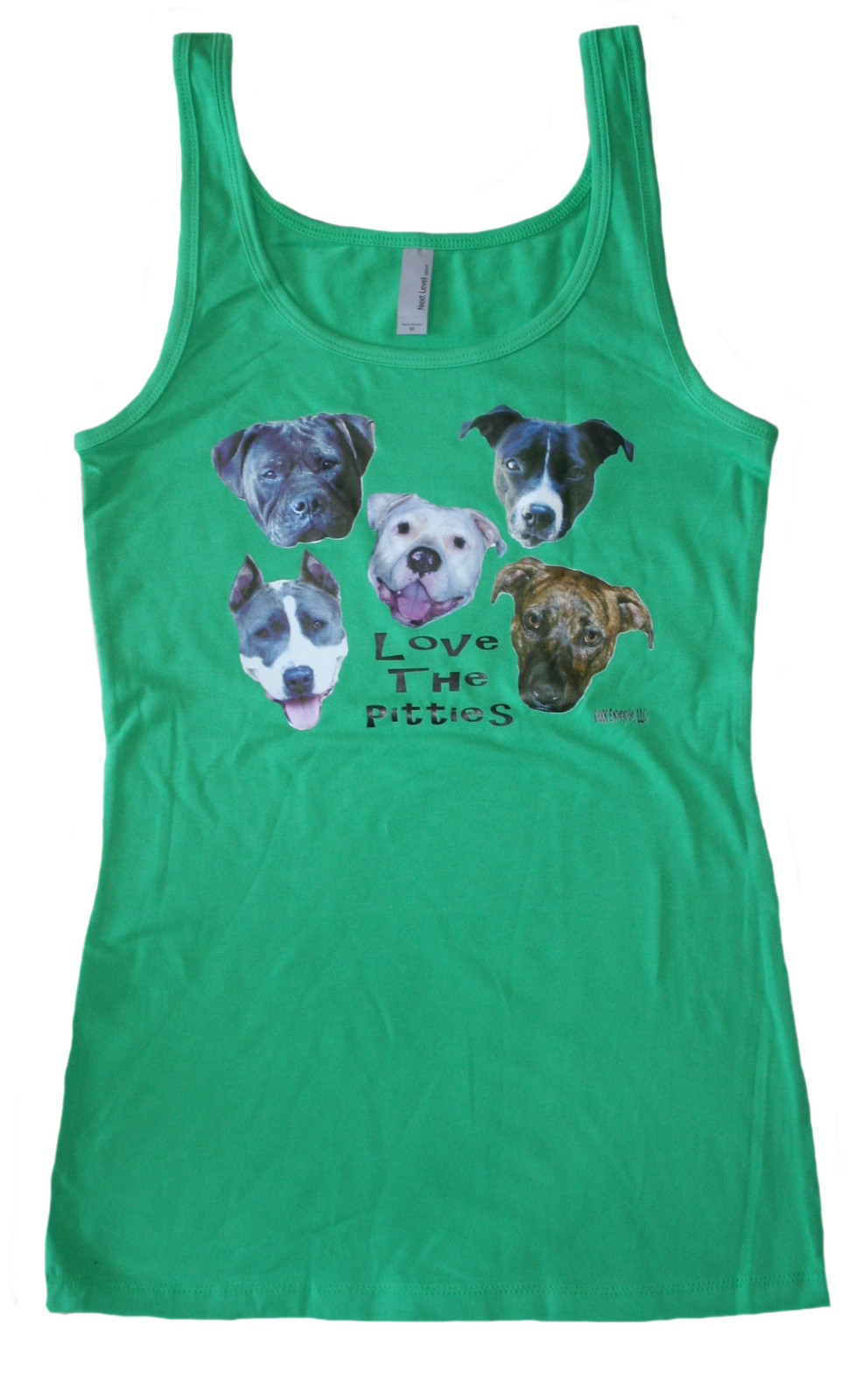 Pit Bull Tank Top Slim Fit Love the Pitties Pit Bull Mom Pitbull NWT