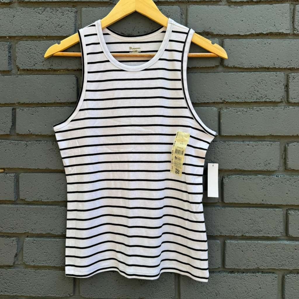 3 PACK No Boundaries Stretch Ribbed Knit High Crew Neck Tank Top, Women’s S-XXL