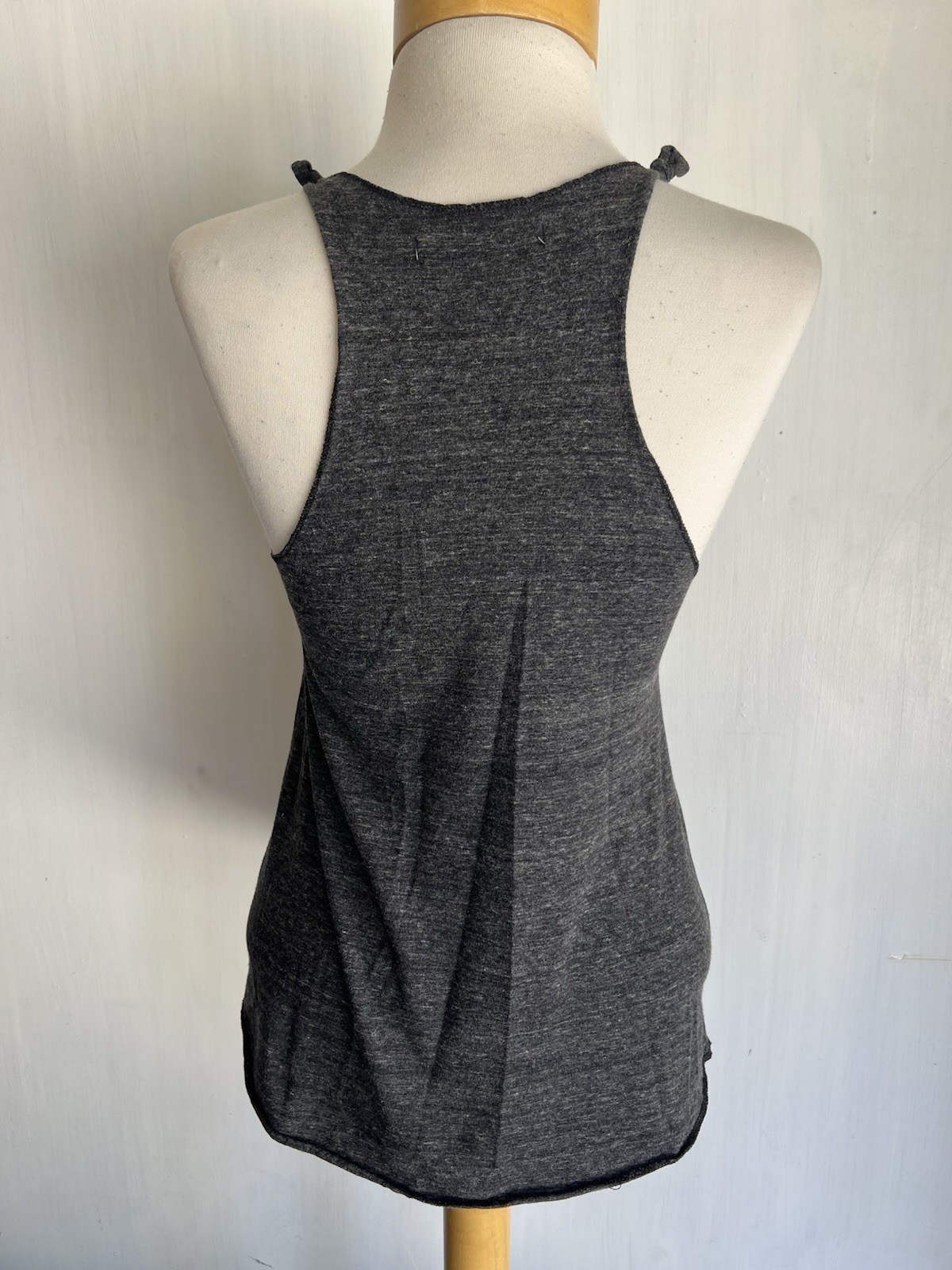 SPIRITUAL GANGSTER Women’s Hindu OM 3 Symbol Racerback Tank Top Shirt Size Small