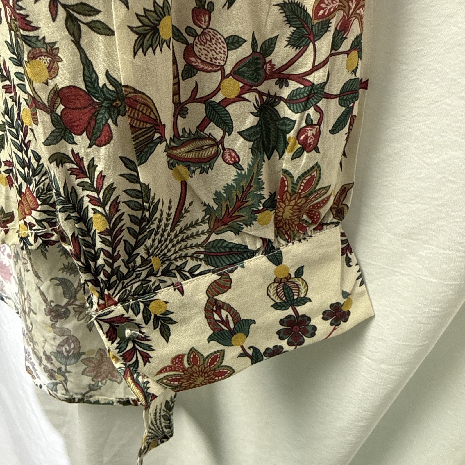NWT Sapphire Daily Sz Medium Embellished 100% Cotton Artsy Boho Whimsical India