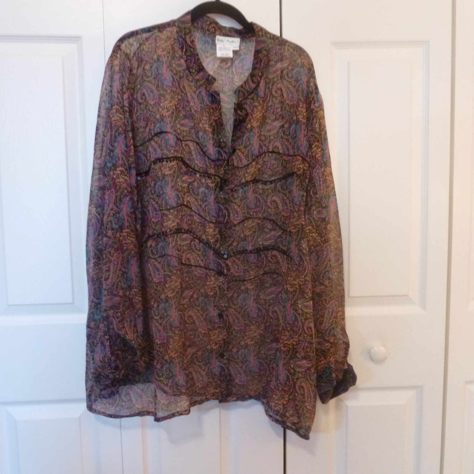 BLOUSE – Ulla Popken, 24-26, relaxed fit, polyester – EUC