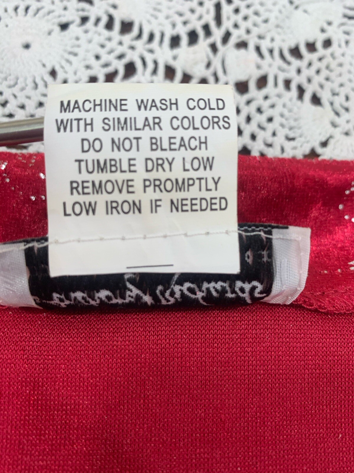 Anthony Richards Women 2pc Pajama Red Velvet Holiday Blouse & Pants Size 1X