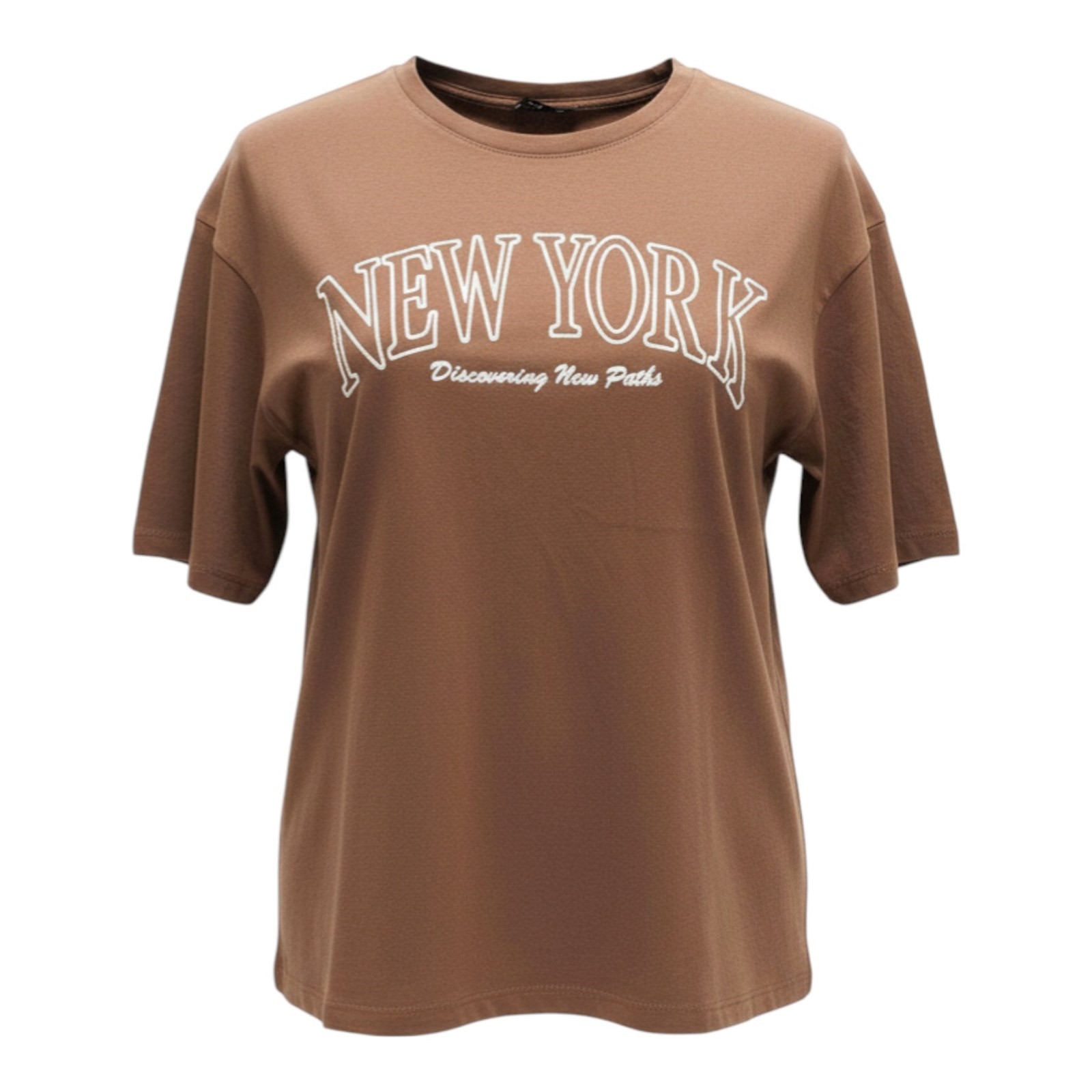 Ambar Women’s New York City Printed Graphic Oversized Fit T-shirt