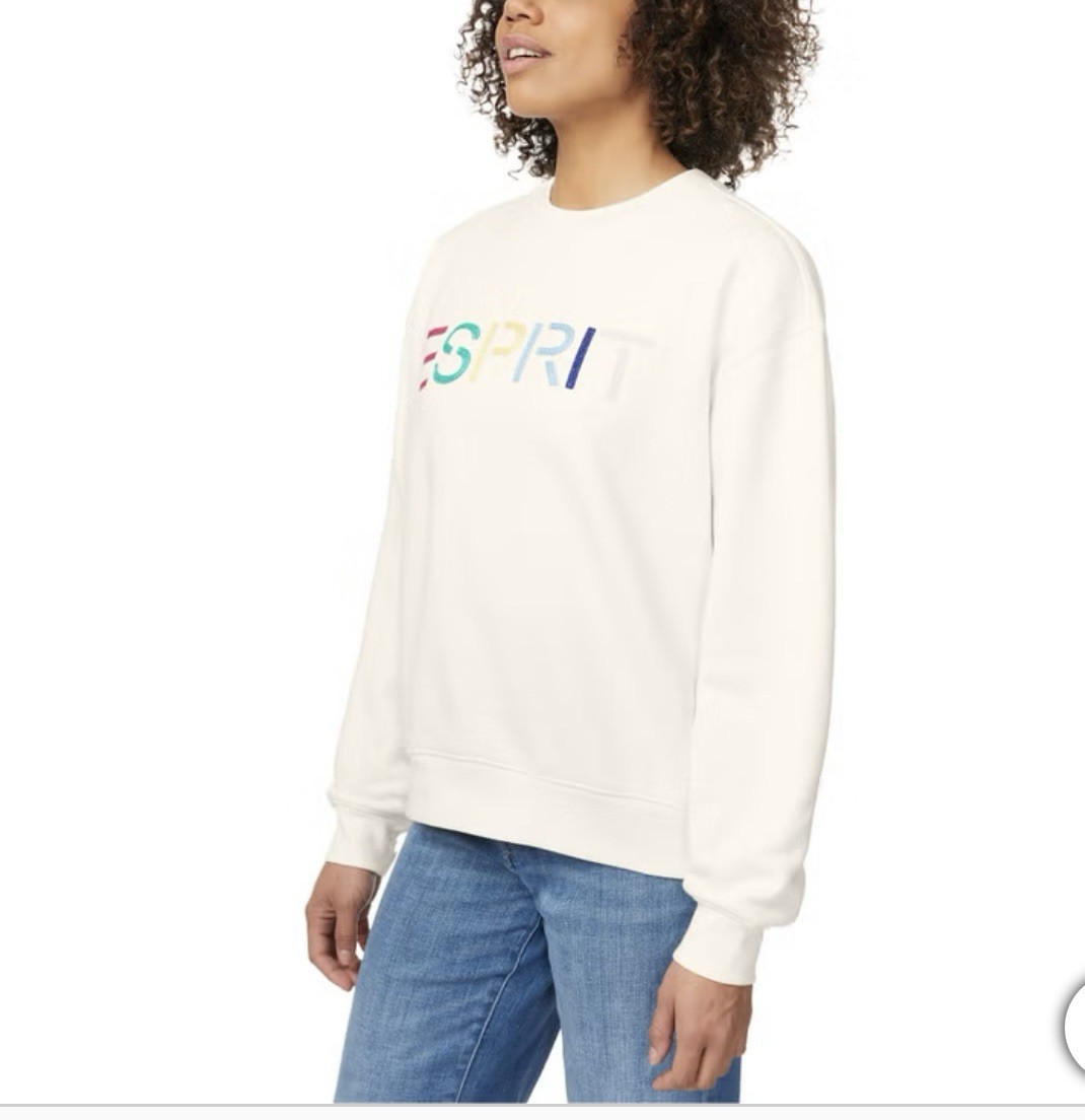 Esprit NWT Women’s Logo 80’s Crewneck Viral * SIZE XL