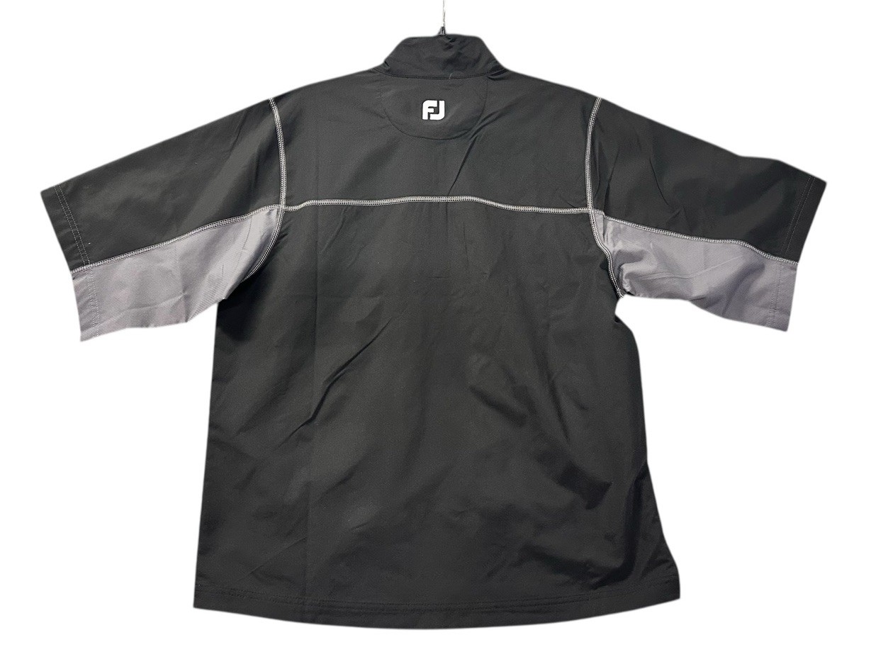 NEW FootJoy Womens Golf SS Quarter 1/4 Zip Windshirt Black Size Small S NWT