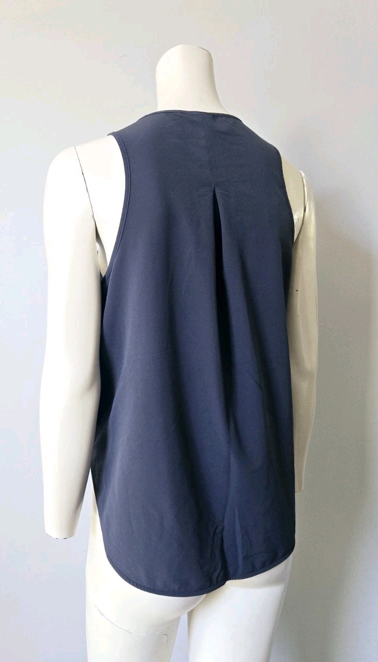 Spanx Out Of Office Shell Tank Top Women’s Size XL Stretch Gray #187