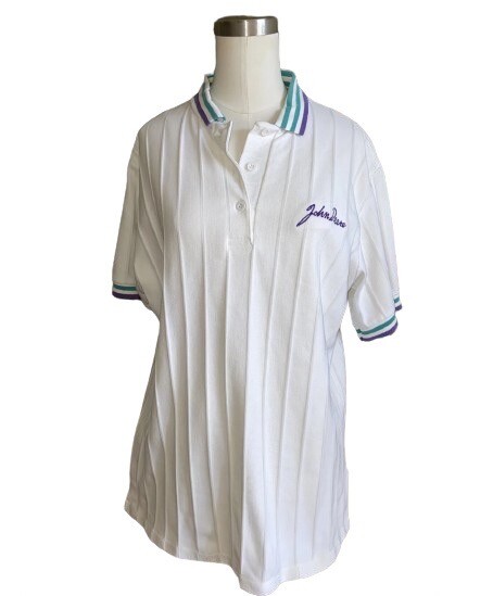 Vintage John Deere Dunbrooke Polo Shirt Women’s L USA Embroidered Cotton