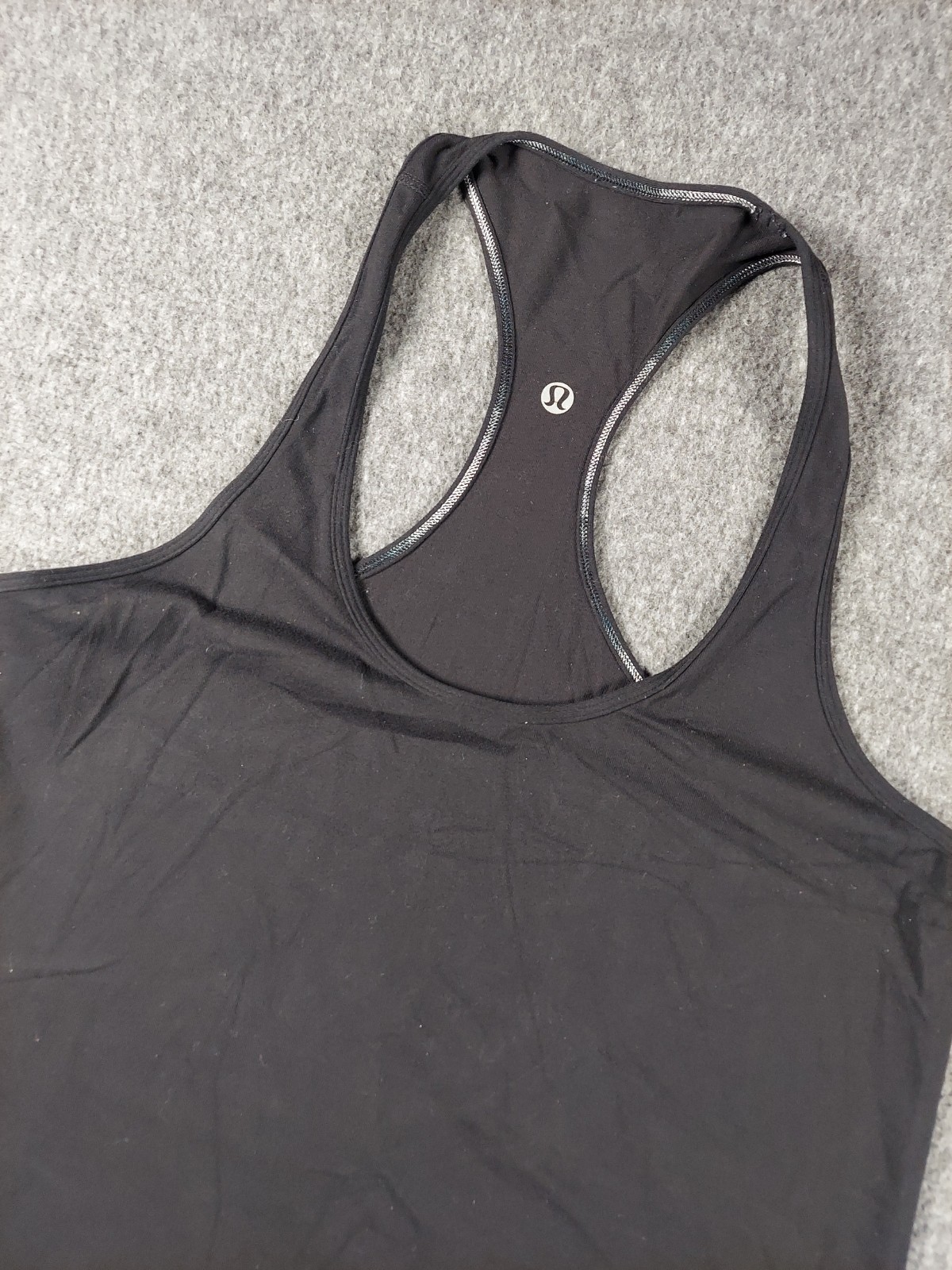 Lululemon Swiftly Tech 2.0 Tank Top Womens Medium Black Racerback Athleisure EUC