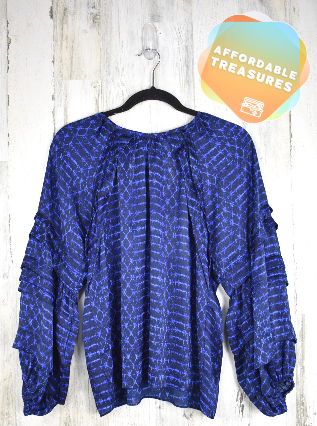 Misa Los Angeles Women’s Victoire Shilbori Bohemian Puff Long Sleeve Small NEW