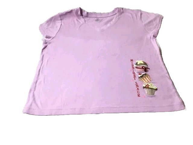 Women’s Size 16-18 Adonna Brand, Midnight Snack Tee-Liliac