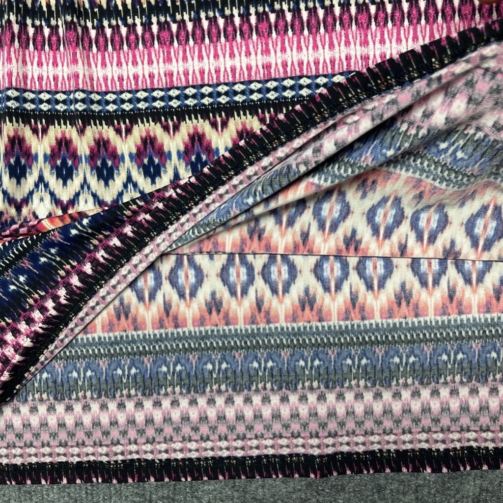 Alyx Tank Top Womens Plus 0X Multicolor Southwestern Sleeveless Stretch USA New