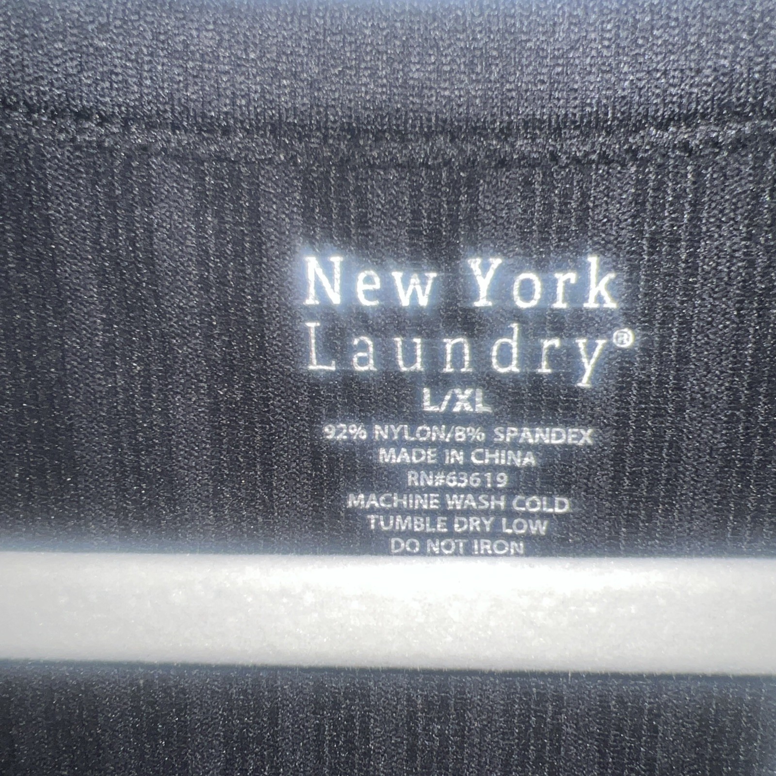 New York Laundry Fitted Ribbed Top- NWT