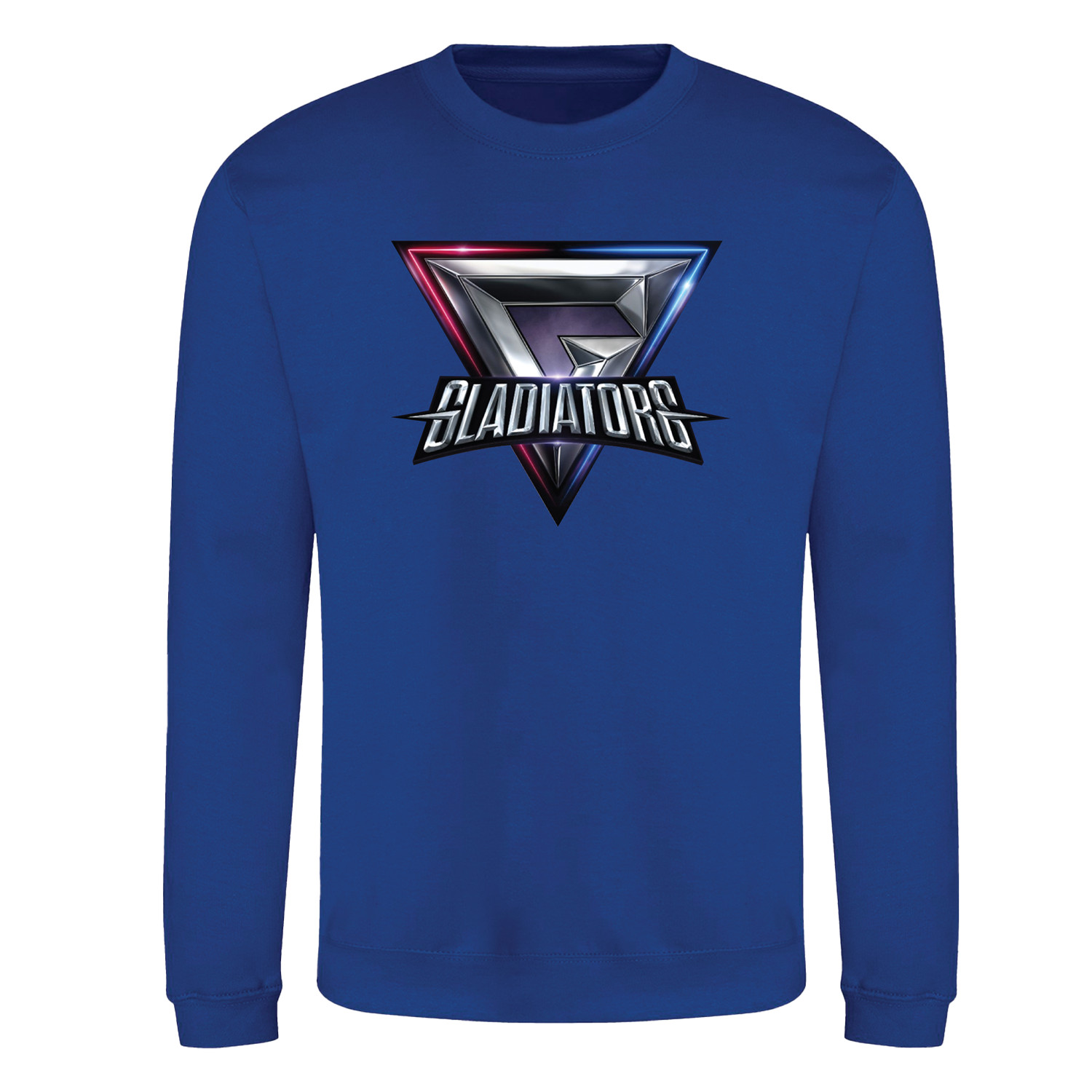 Gladiators Logo Pullover Jumper – Retro Sports TV Show Present Gift