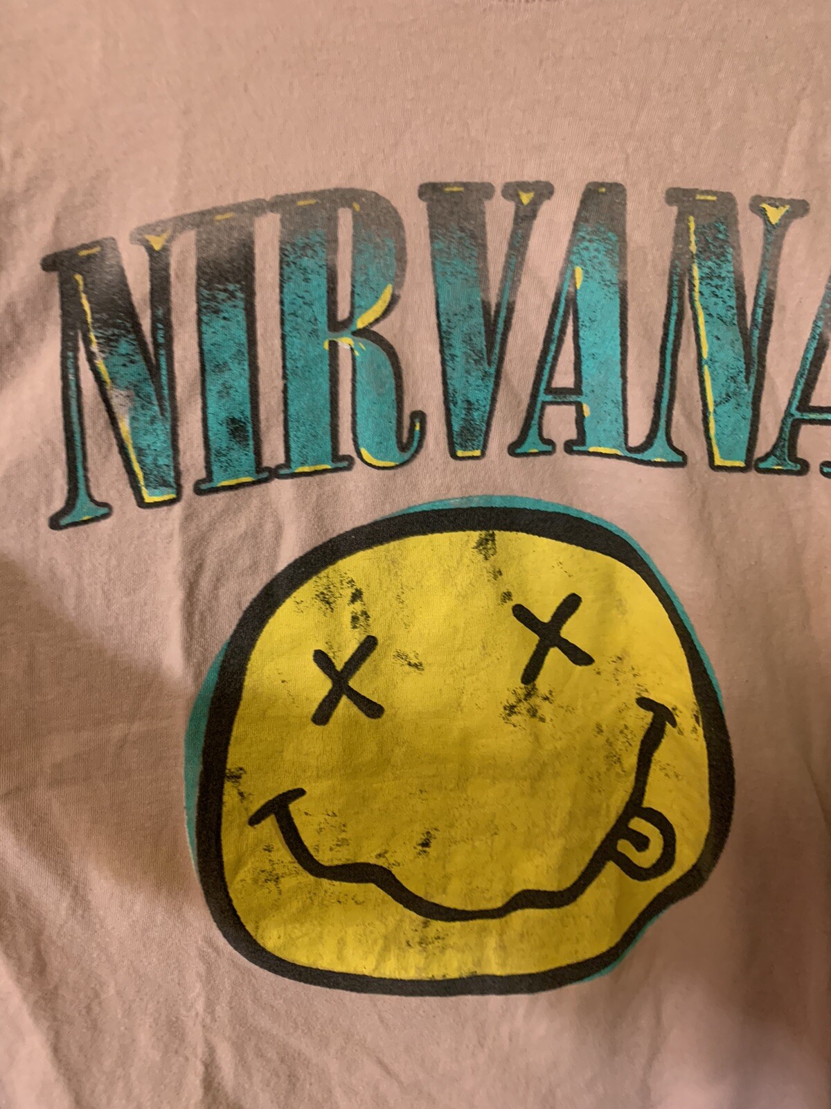 Nirvana Women’s Sz L T-shirt Band