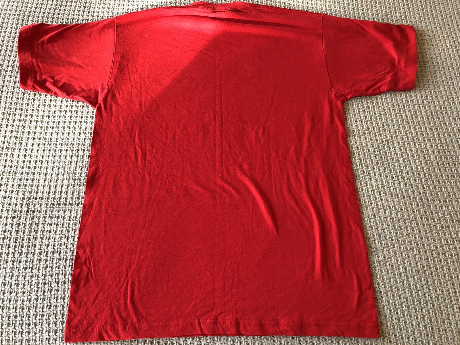 Paris France Size Medium Ink Collection T-shirt Red with Blue & Gray Letters