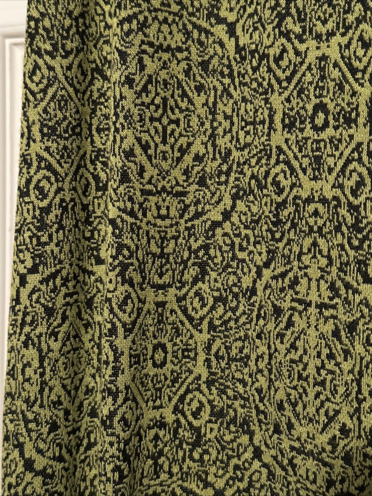 NWOT LuLaRoe Irma Top XS, Black & Green Print, Stretchy Poly Spandex Rayon Blend