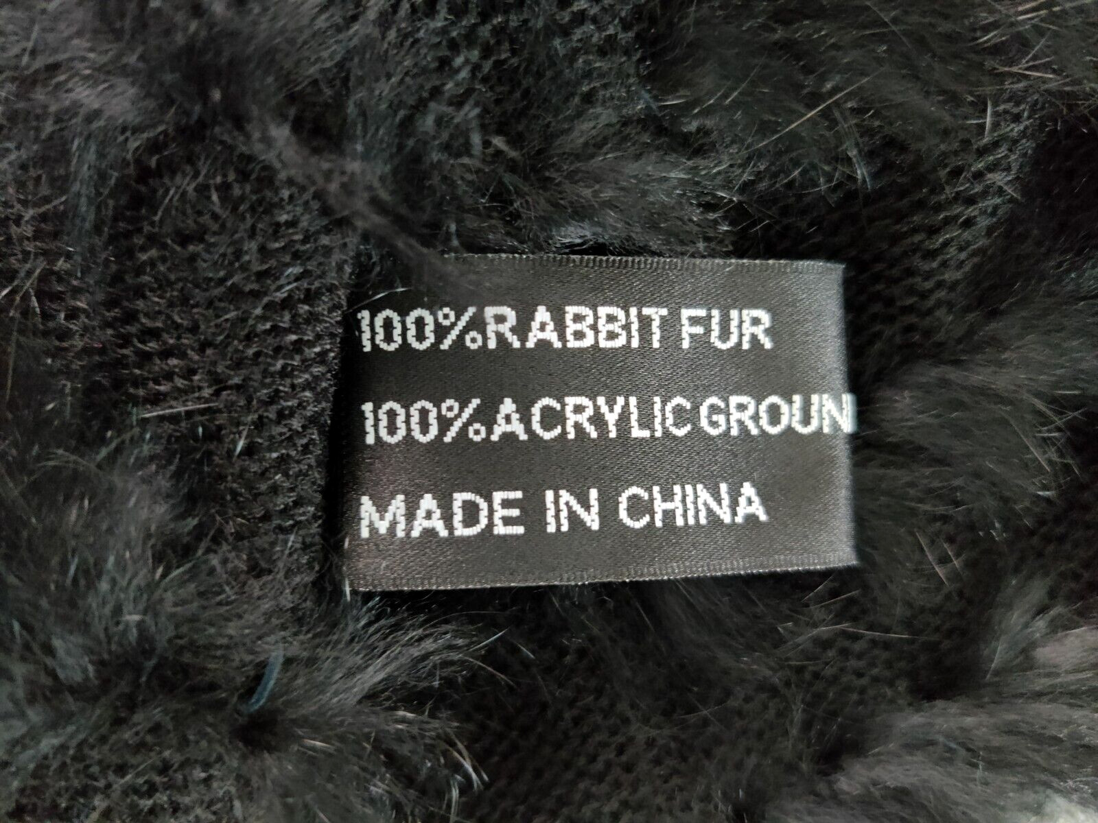 Real Genuine Rabbit Fur Poncho Cape Shawl CoverUp Top One Size XS S M L XL 1X 2X
