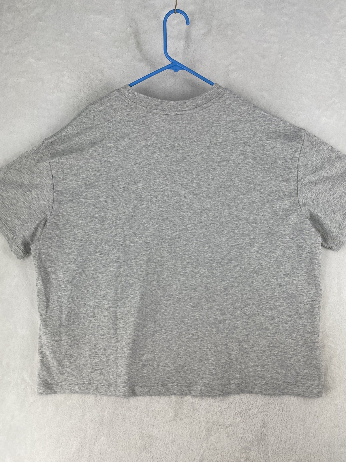 Express Shirt Womens XL Gray Loose Cropped New York City Athletic Club NEW $38