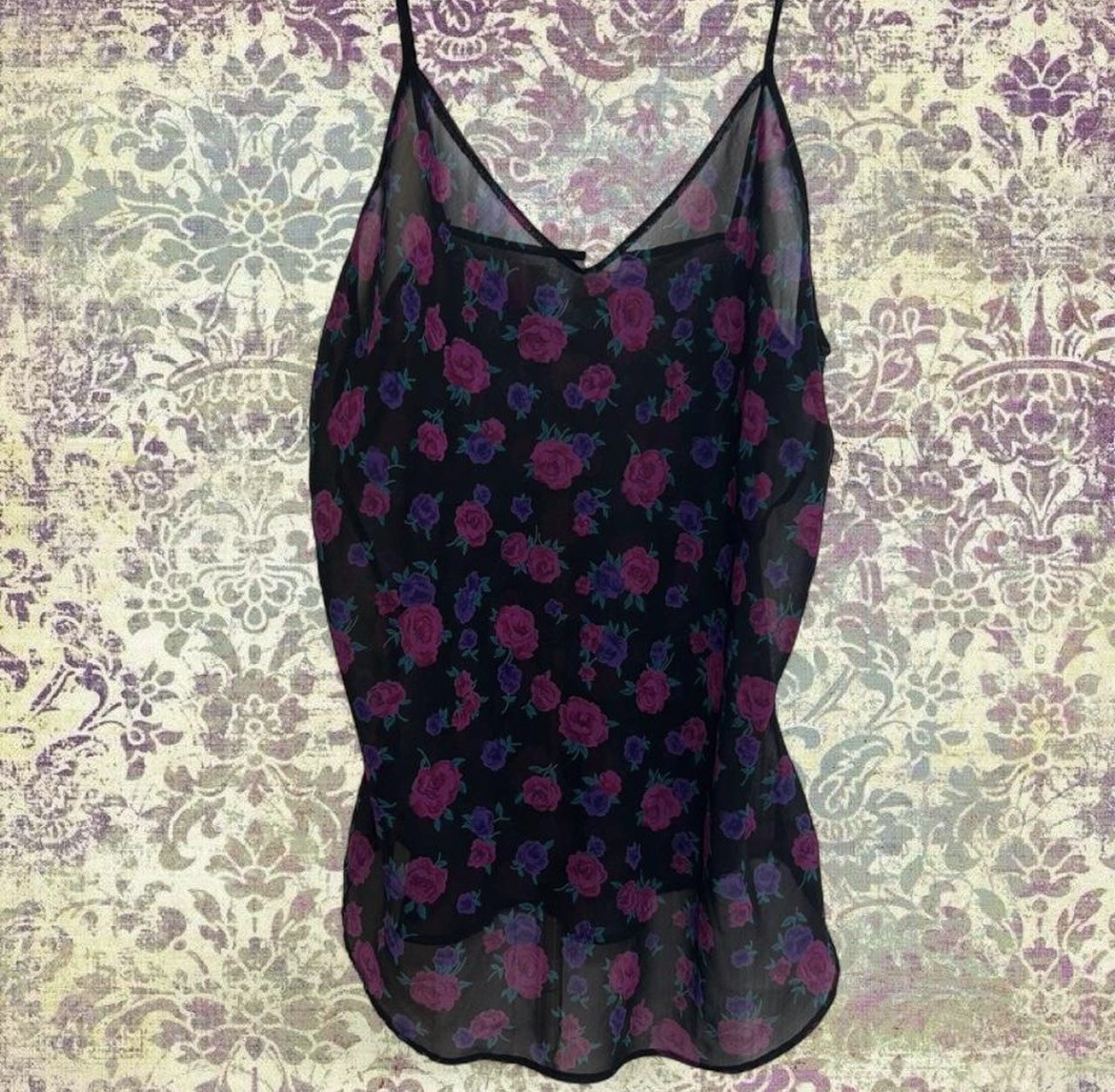 Artsy Tank Indie Y2K Fairy Harajuku Chic Floral Kawaii Cute Boho Cottage m cute