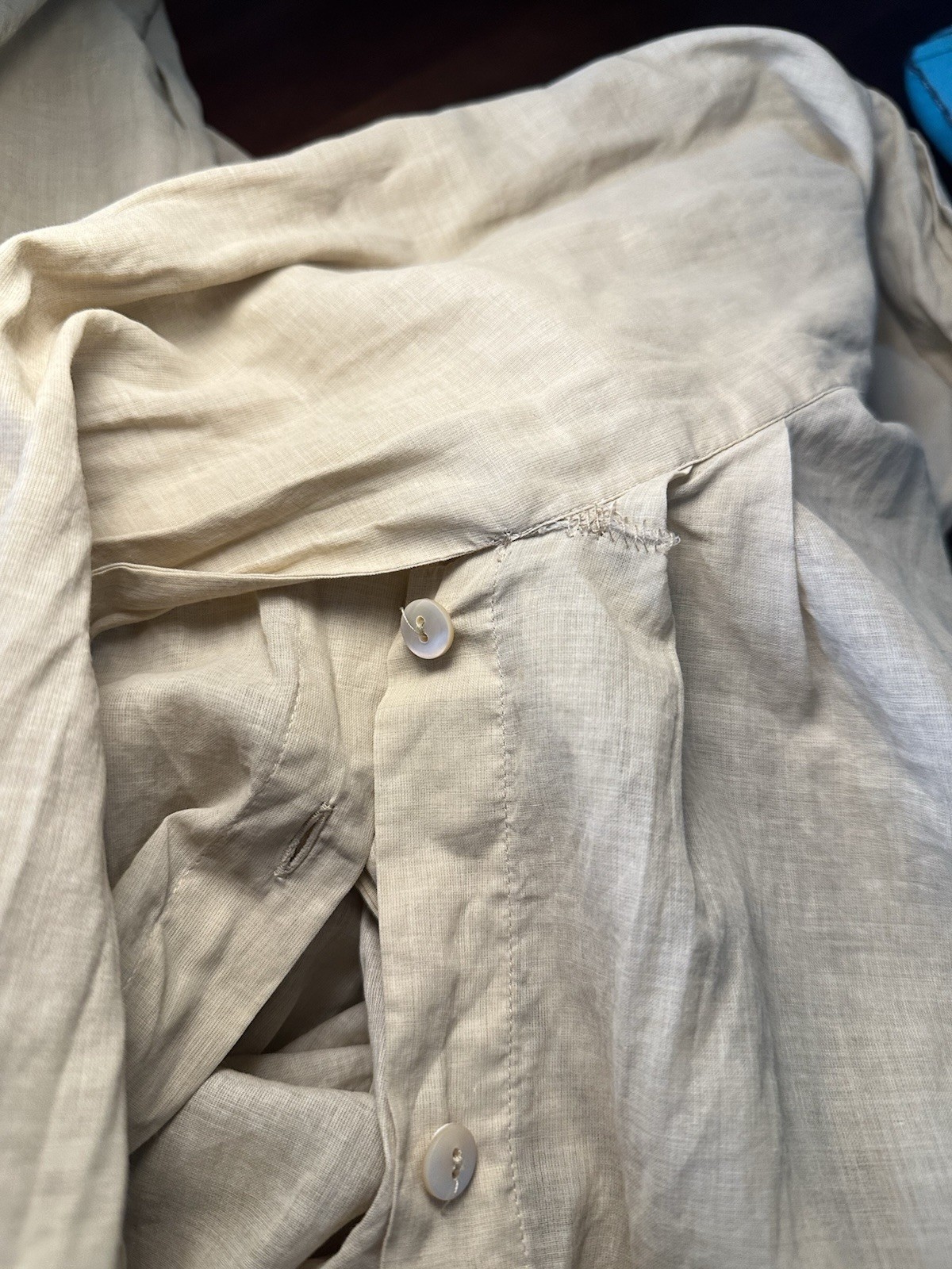 Vintage Dries Van Noten Oversized Blouse Attached Scarf Sash | Made in Italy