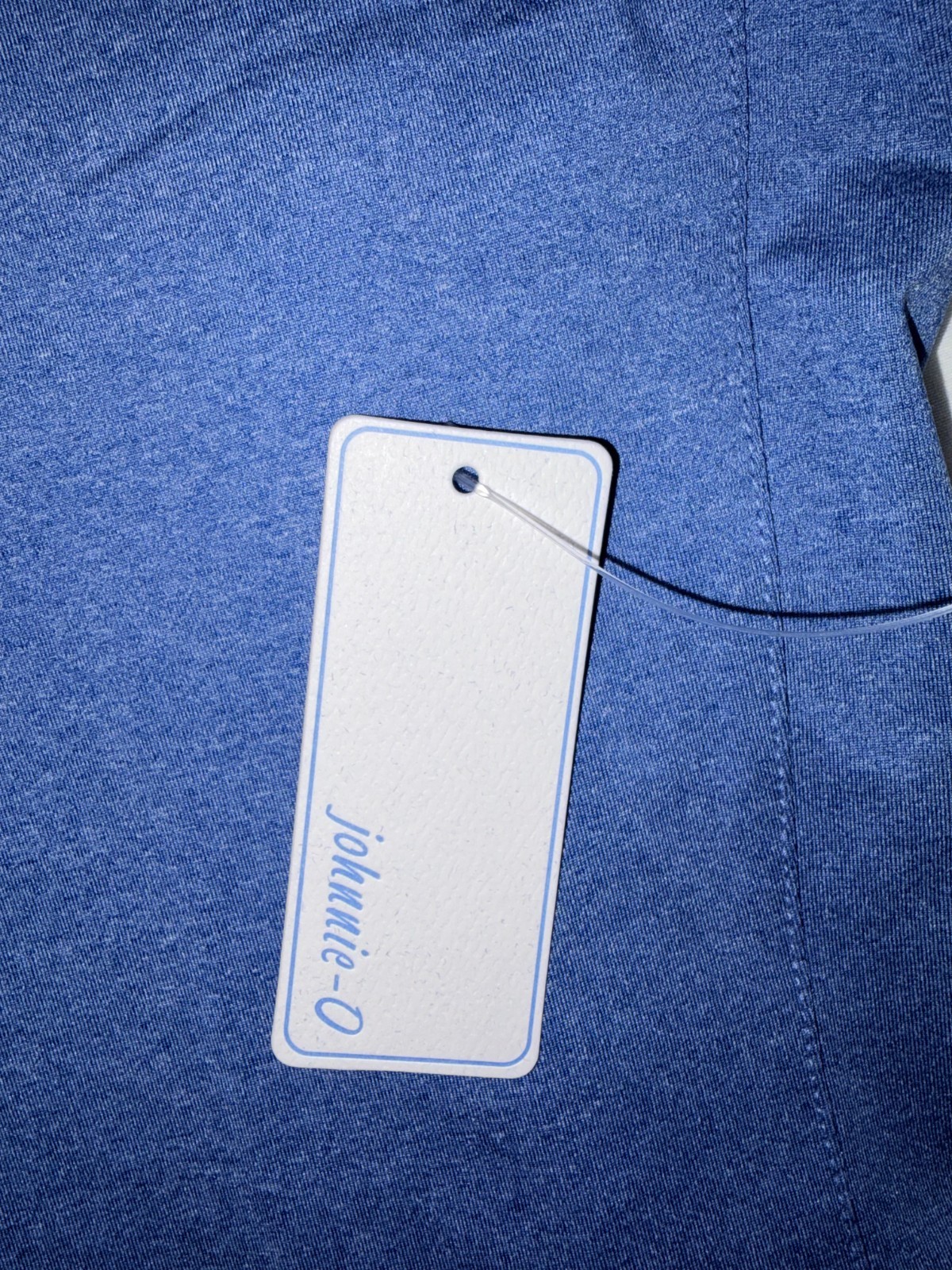 NEW JOHNNIE-O WOMEN’S LAKE BLUE SADIE PERFORMANCE JERSEY POLO SHIRT SZ L UPF 50