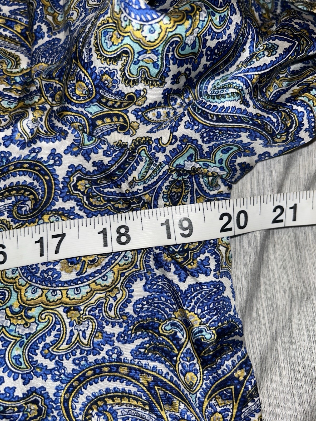 J.Crew Blue Floral 100% Silk Boho Cottage Business Career Blouse Size 8